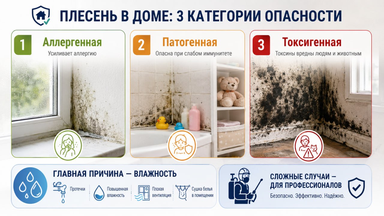 Виды плесени