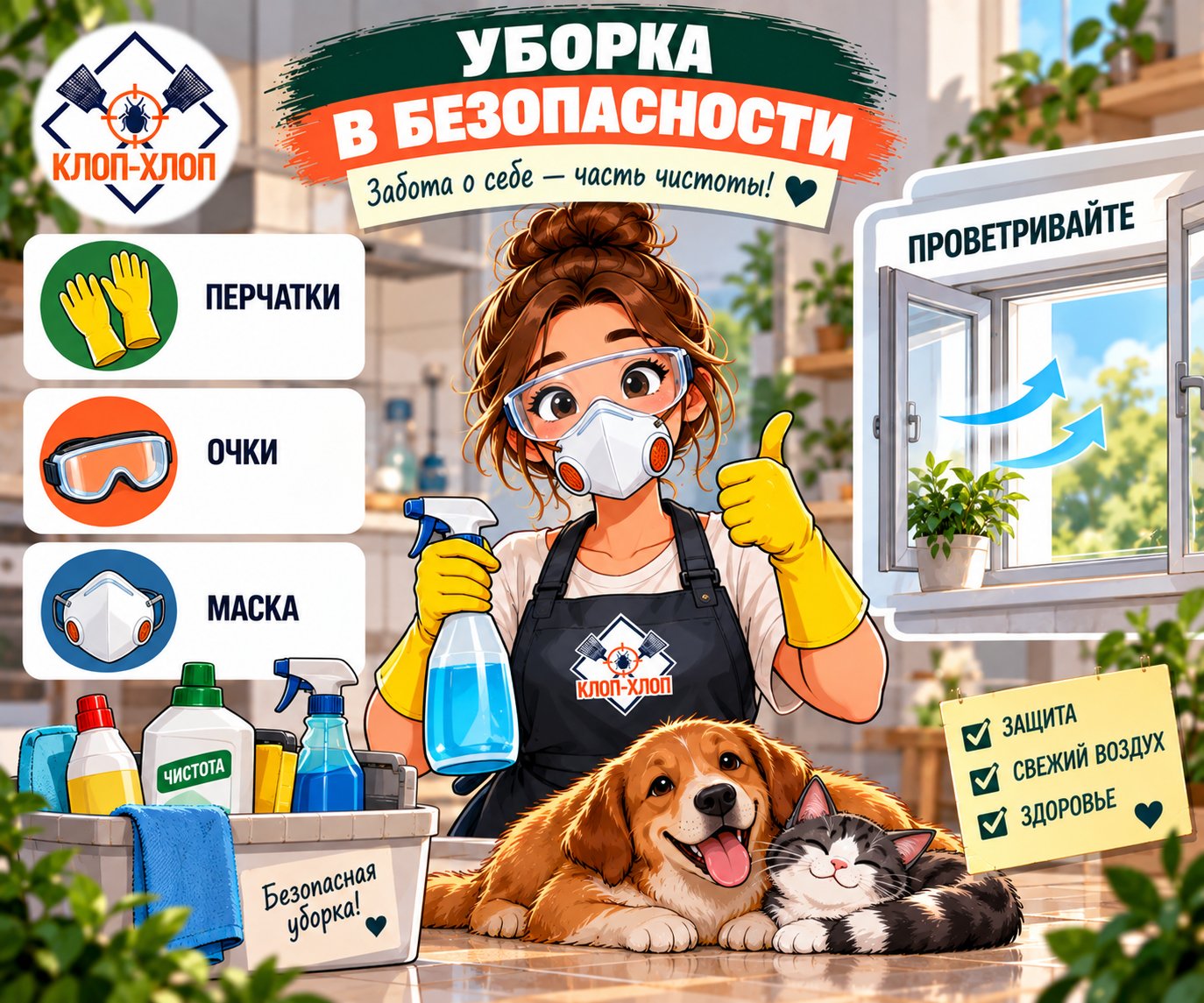 Чистящие средства и безопасность