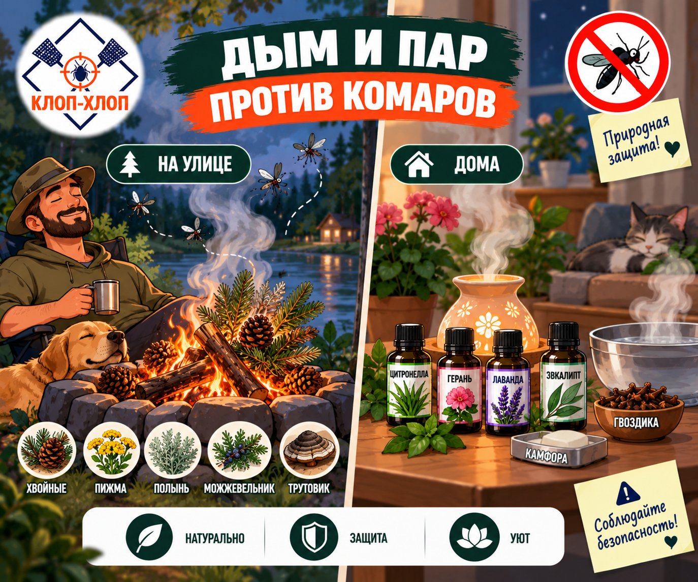 Дым и пар: старые добрые методы