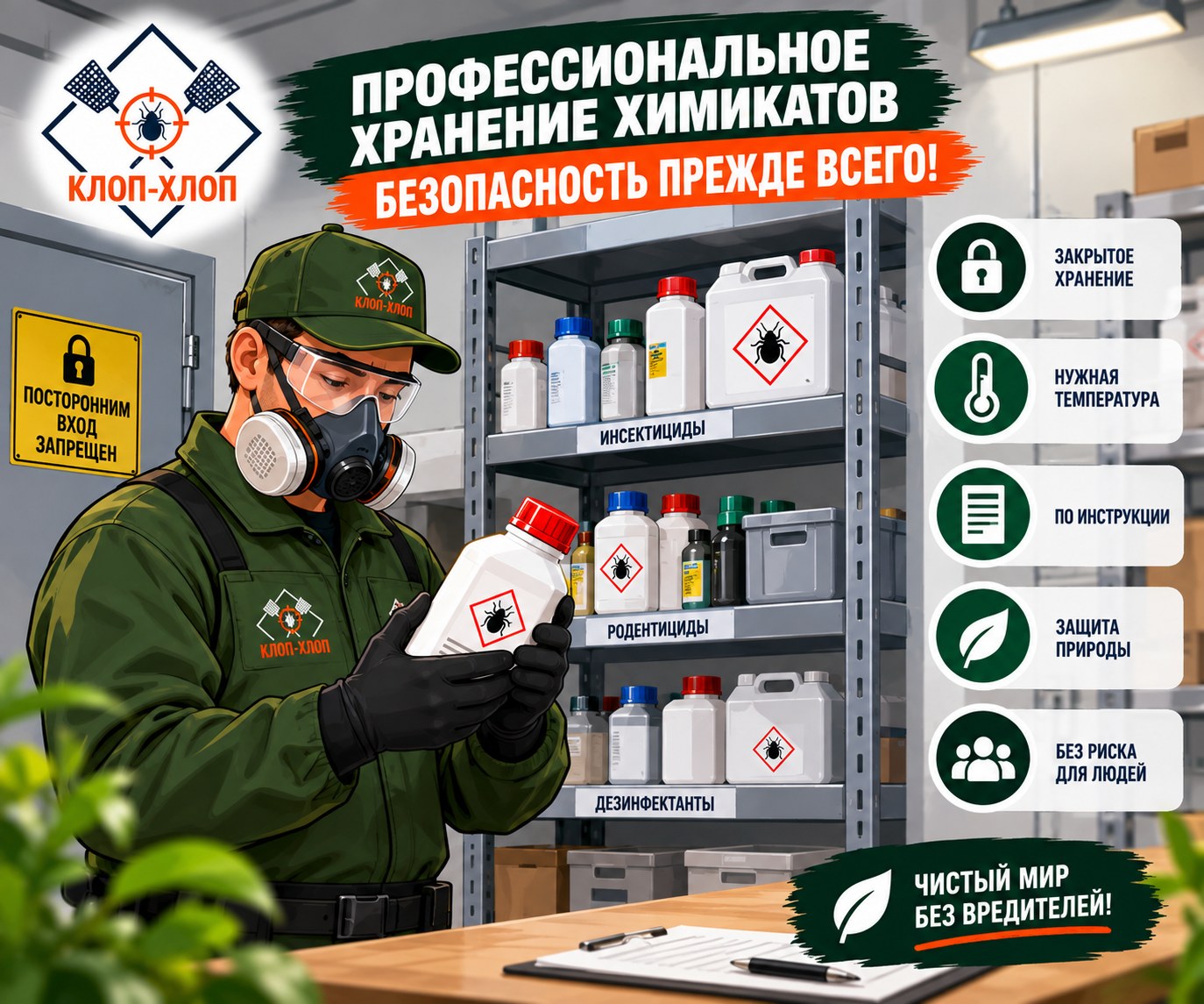 Как хранят химикаты профессионалы