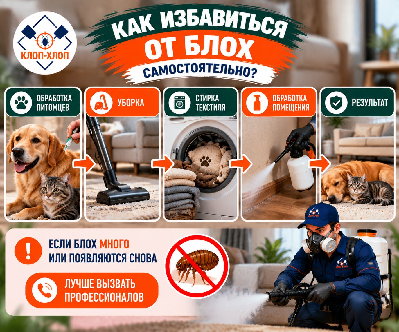 Можно ли избавиться от блох самостоятельно?