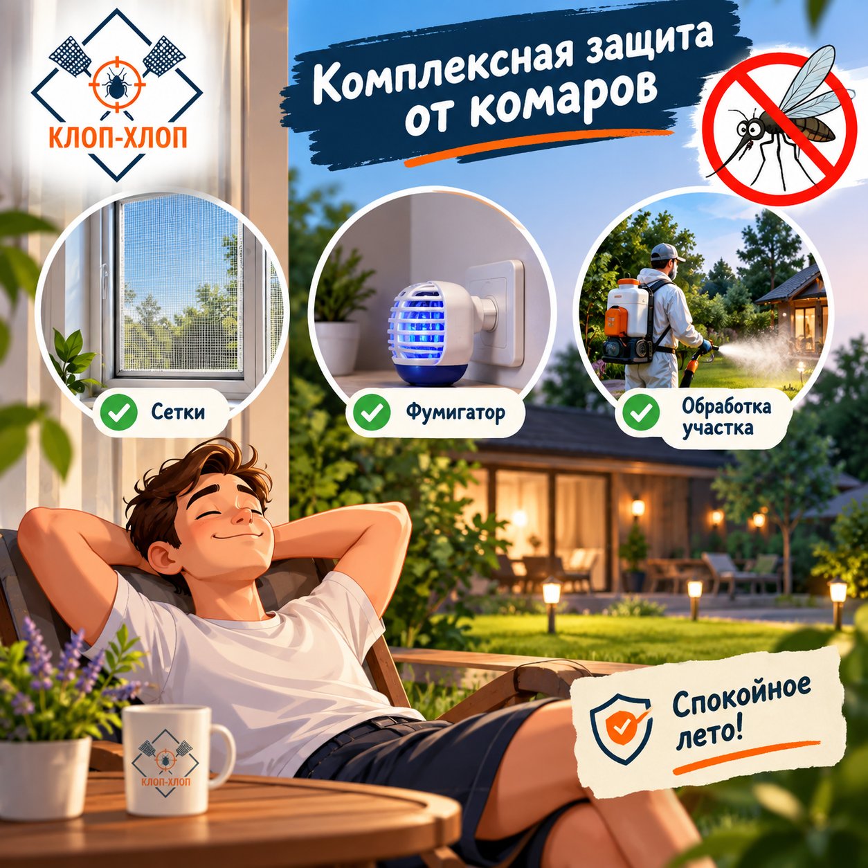 Как избавиться от комаров на участке
