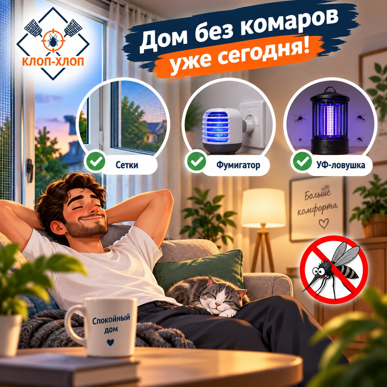 Боремся с комарами