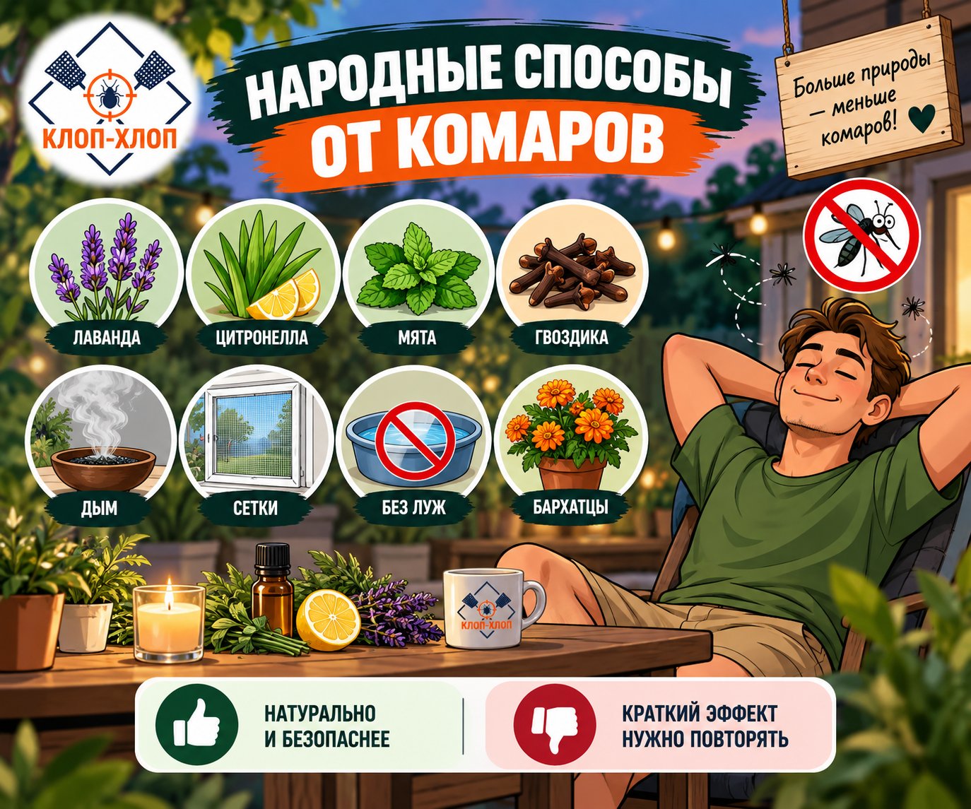 Общие принципы борьбы с комарами