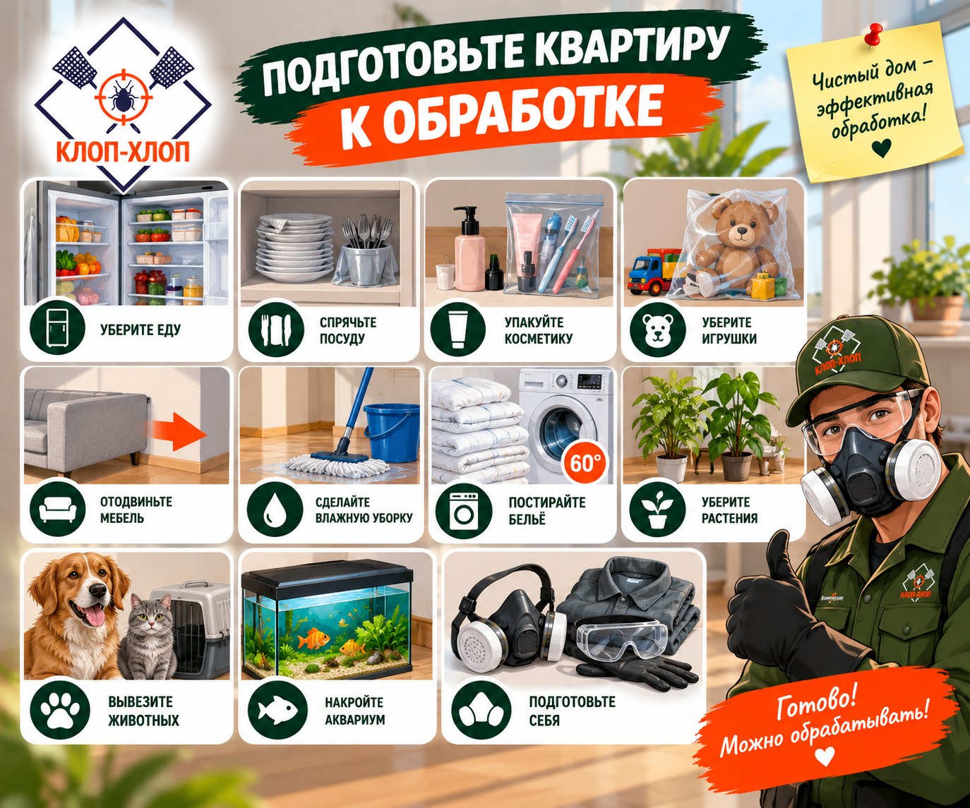 Подготовка к работе с инсектицидами: что нужно сделать заранее