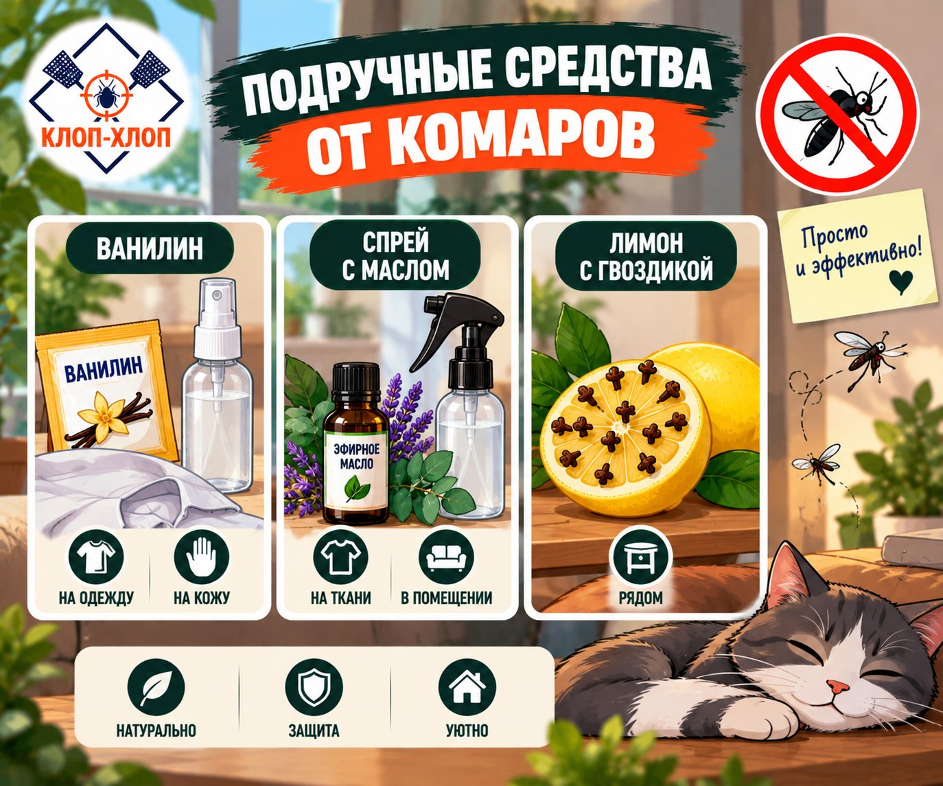 Кухня как арсенал: простые растворы и спреи