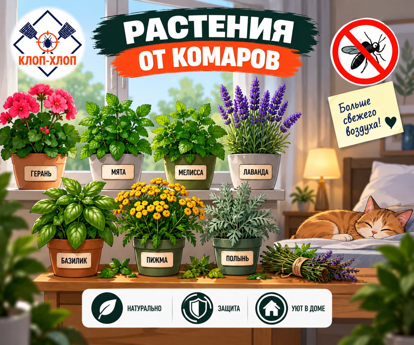 Зеленый щит: растения и травы в доме