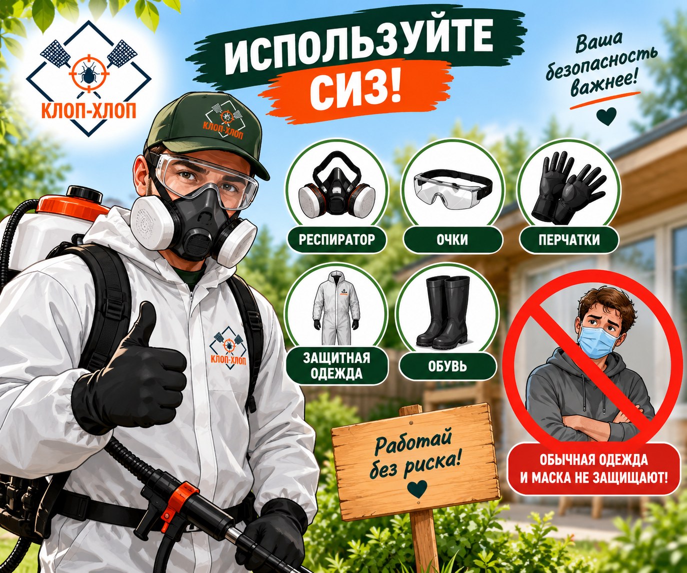 Средства индивидуальной защиты (СИЗ): что обязательно использовать