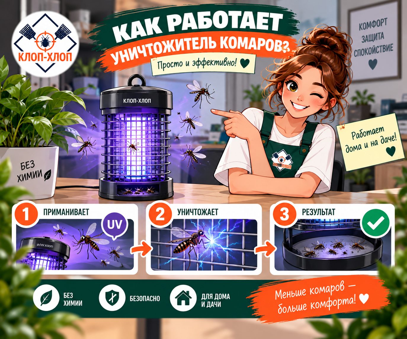 Варианты борьбы с комарами