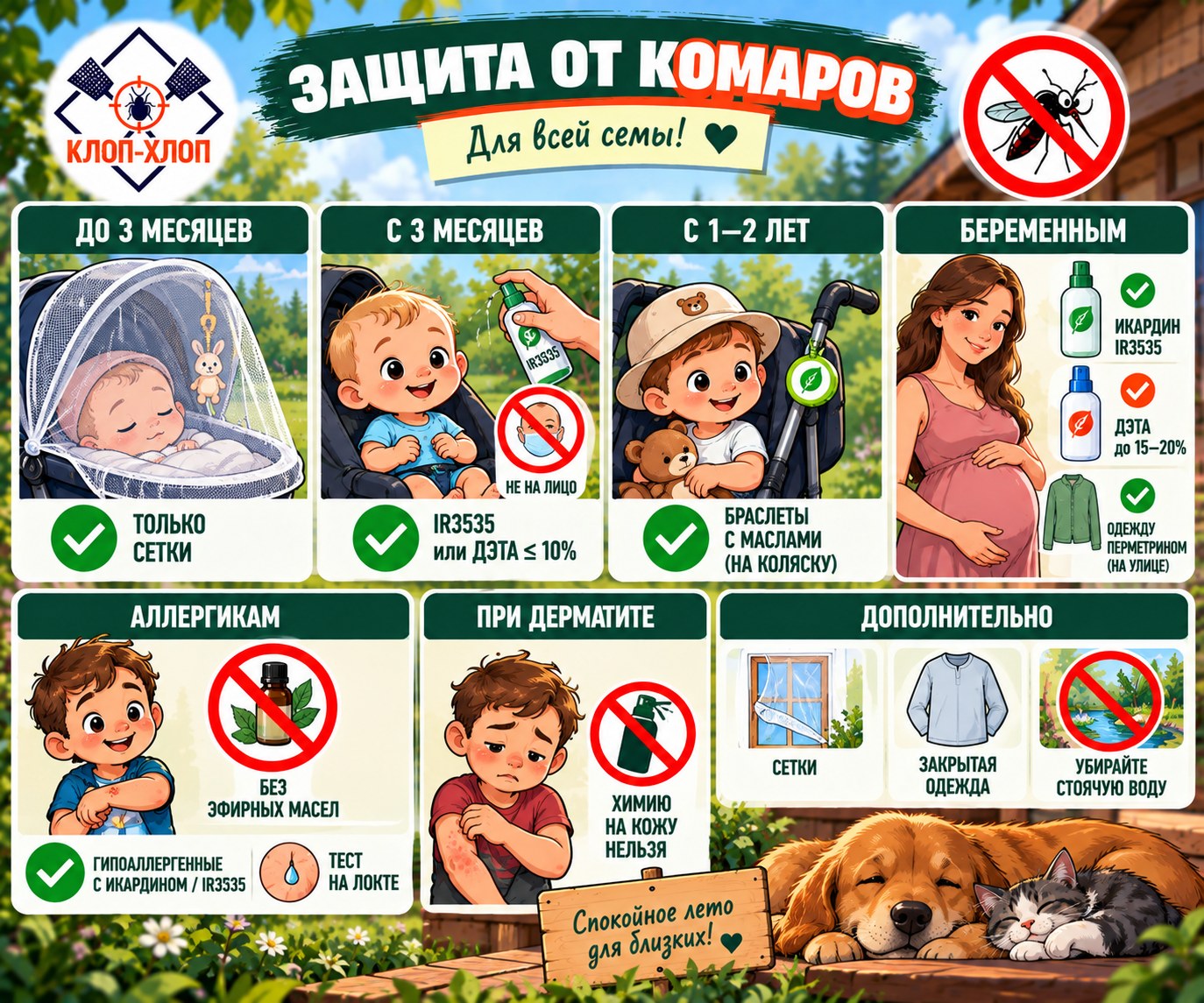 Защита детей, беременных и аллергиков