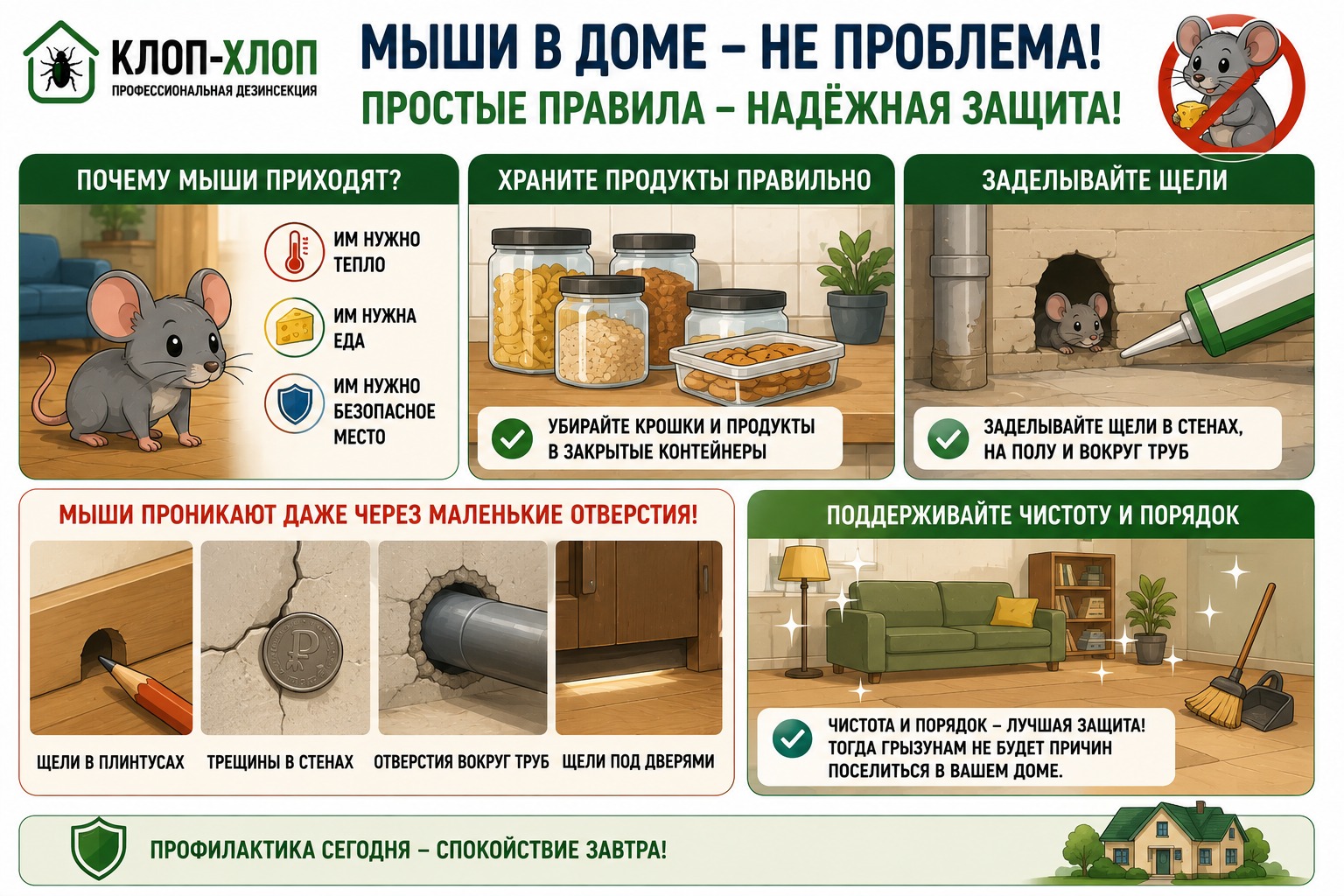 Как избавиться от мышей в офисе