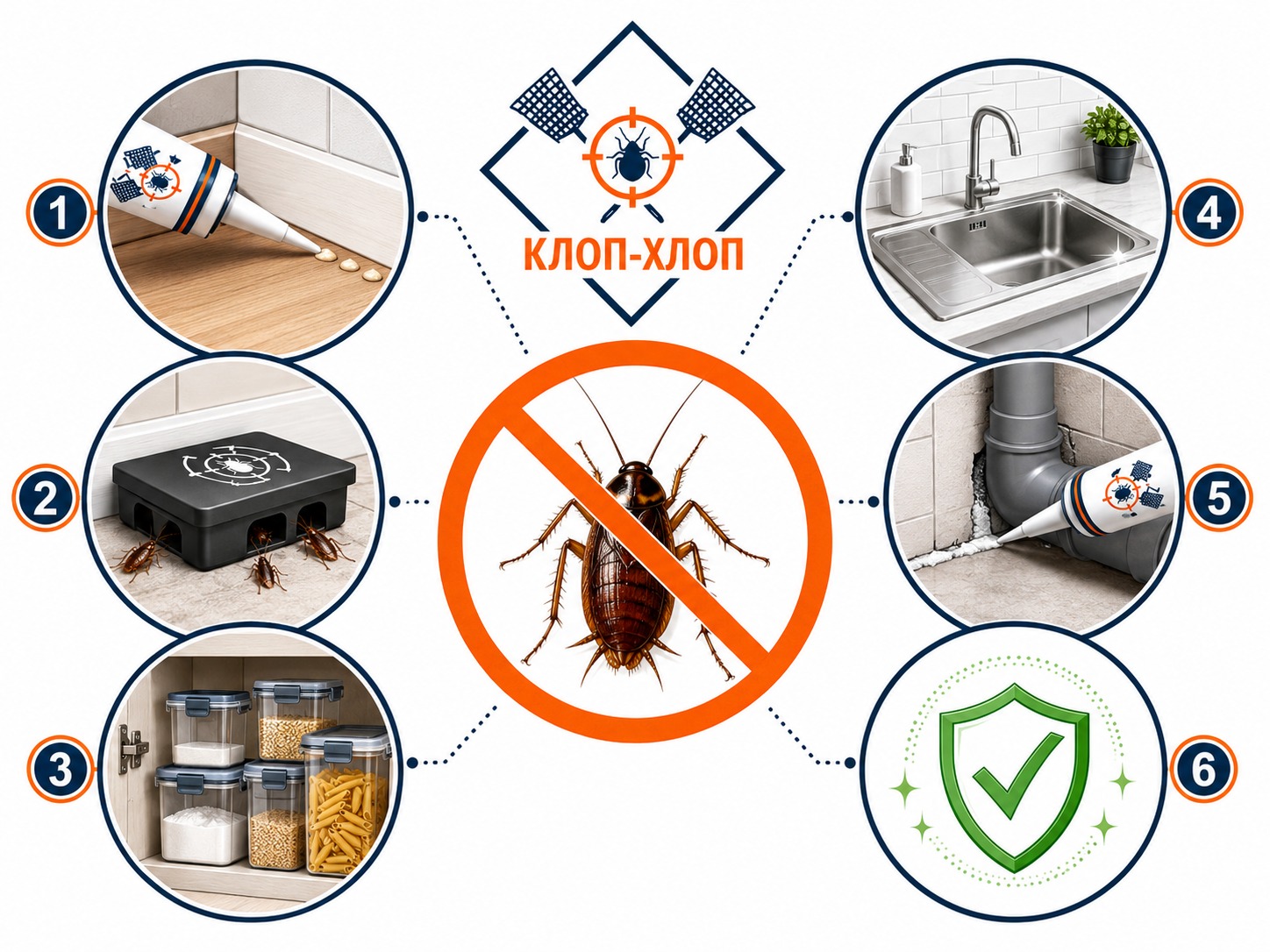 как вывести прусаков в доме